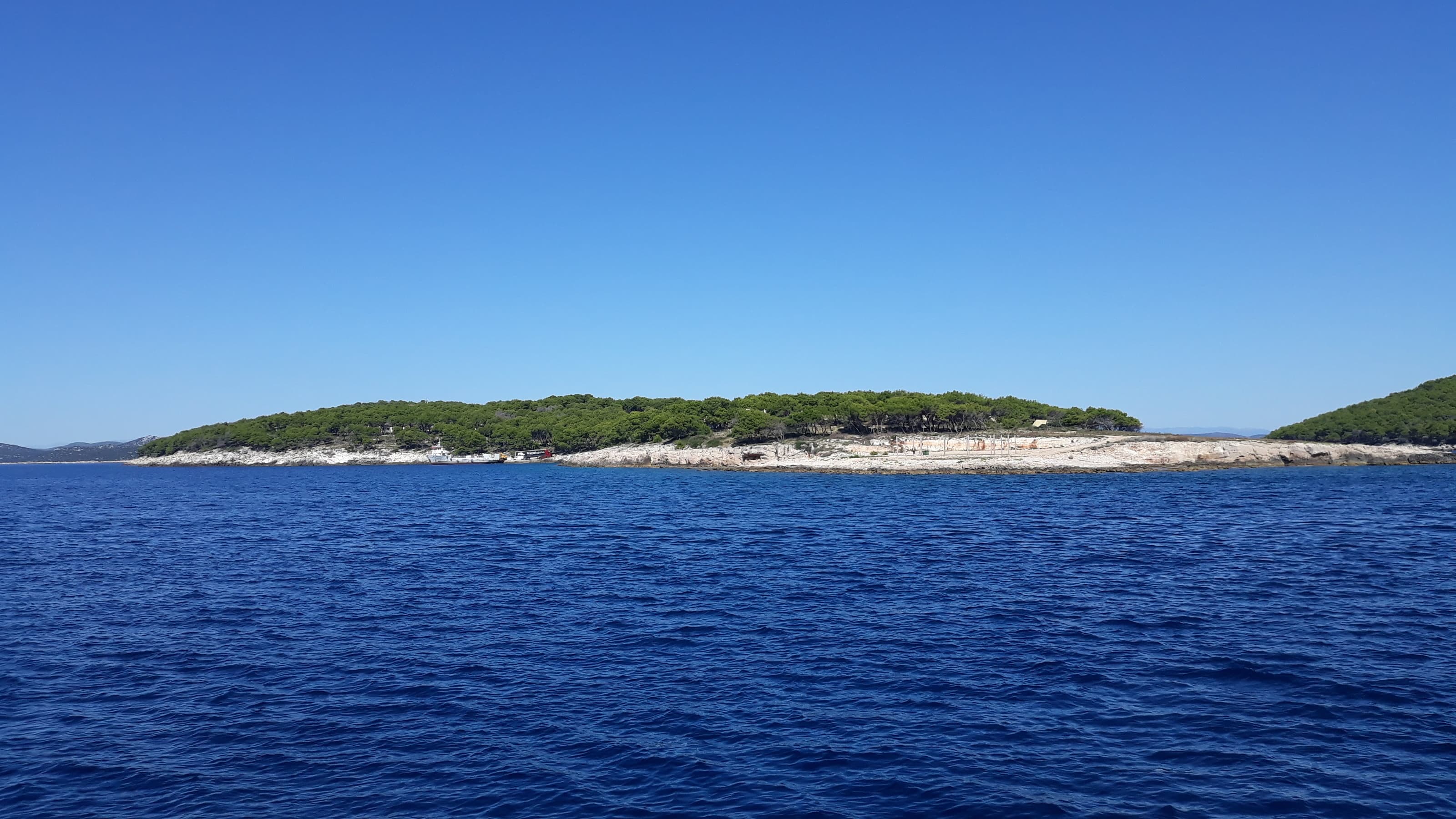 Island view in the ocean